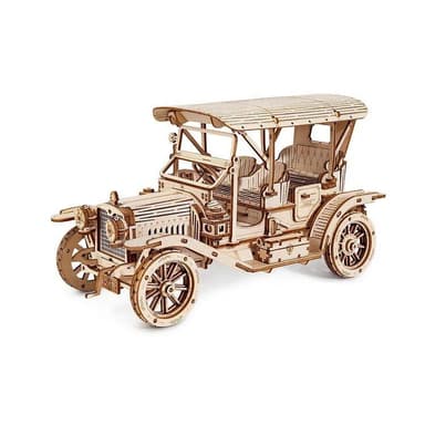 RoboTime Drevené 3D puzzle Historické auto - Vintage car MC801