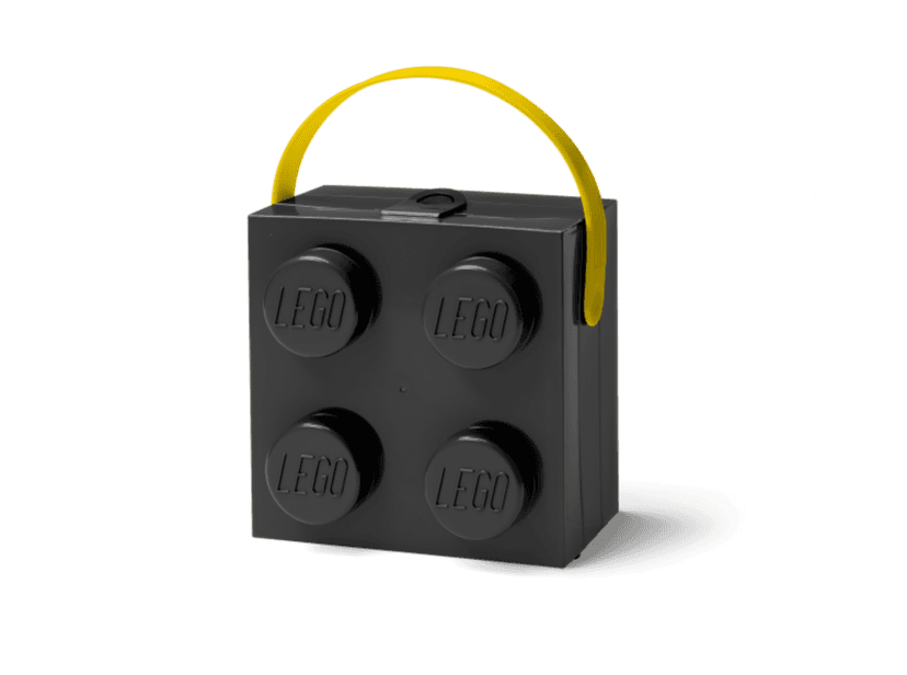 LEGO® Svačinový box s rukojetí černý