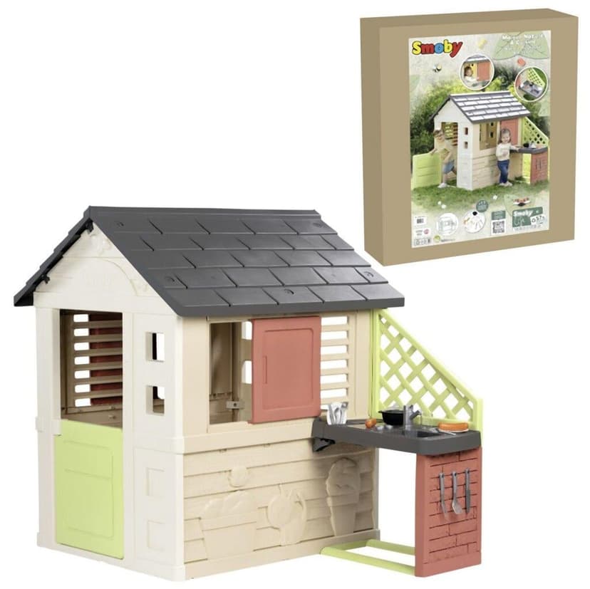 Smoby Domček Life Nature s kuchyňou SM 810739