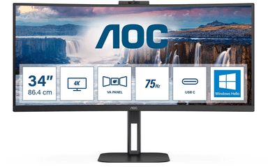 AOC CU34V5CW CU34V5CW/BK – monitor