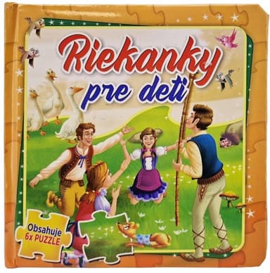 FONI-BOOK Kniha so šiestimi puzzle Riekanky pre deti 944545