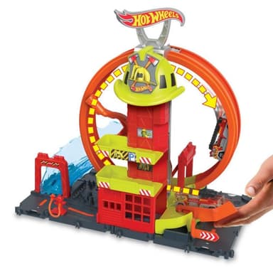 Mattel Hot Wheels city super hasičská stanice so slučkou 25HKX41