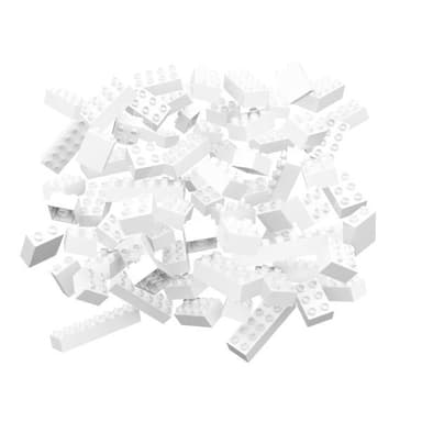 Hubelino Guľôčková dráha - kocky biele 60 ks 420602