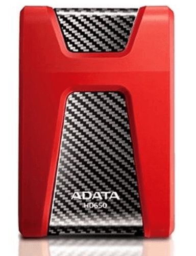 ADATA HD650 2TB červený USB 3.1 AHD650-2TU31-CRD