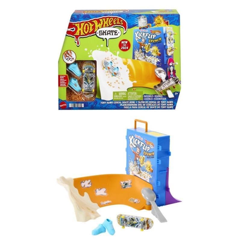 Mattel Hot Wheels skates cereáliový fingerboard skatepark 25HTP09
