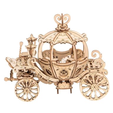 RoboTime drevené 3D puzzle Rozprávkový koč TG302