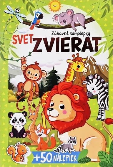 FONI-BOOK Svet zvierat pracovný zošit pre deti +50 nálepiek 945818