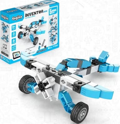 Engino INVENTOR MECHANICS akrobatické lietadlo s 5 bonus modelmi IN11
