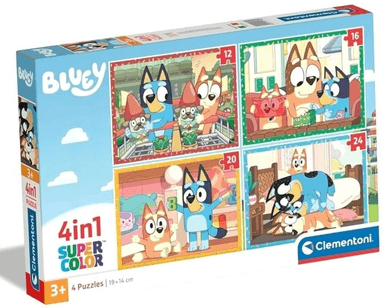 Clementoni Puzzle 4v1 Bluey 721530