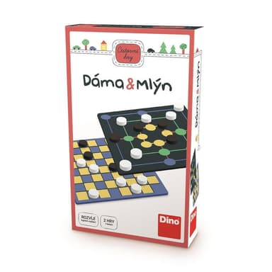 Dino toys Dino DÁMA A MLYN Cestovná hra DN622227