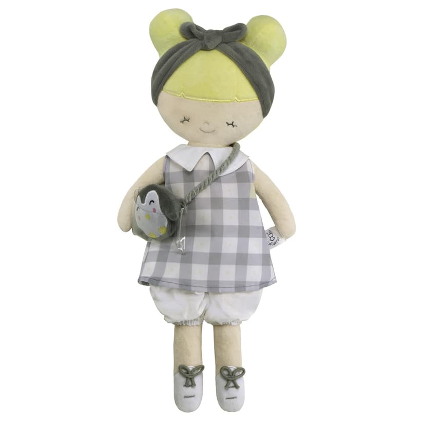 DeCuevas 20047 Plyšová bábika PIPO - 36 cm s s kolískou MA6-20047