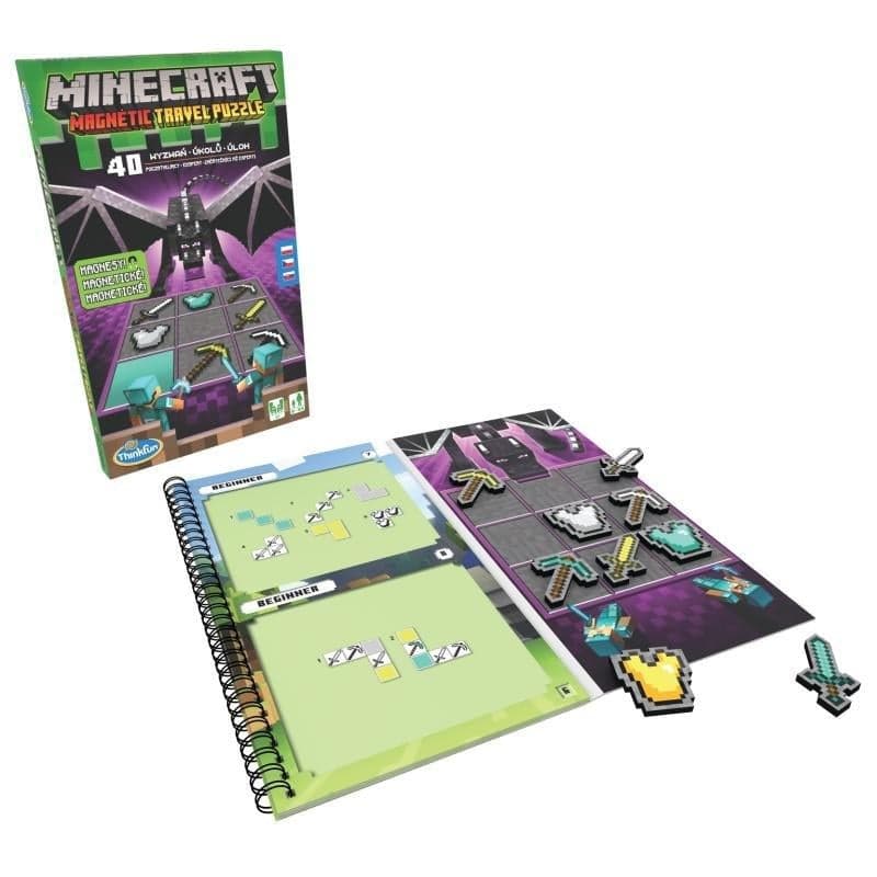 Ravensburger ThinkFun Minecraft Magnetická cestovná hra 2476432