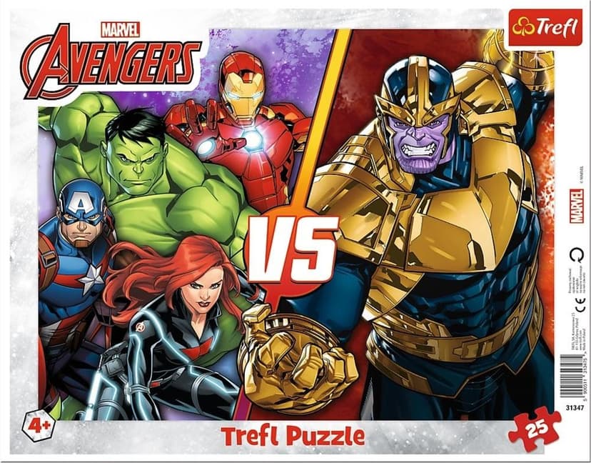 Trefl puzzle nepřemožitelný tým avengers 25 dílků
