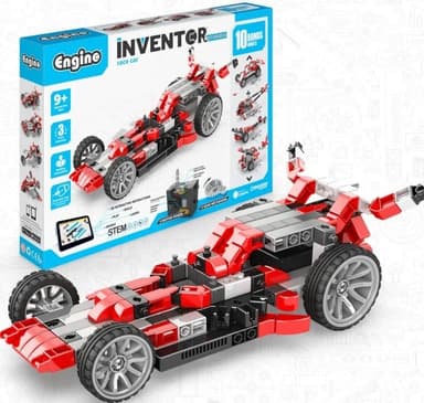 Engino INVENTOR MOTORIZED pretekárske auto s 10 bonusovými modelmi IN50