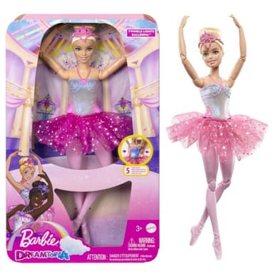 Mattel Barbie svietiaca magická baletka s ružovou sukňou 25HLC25