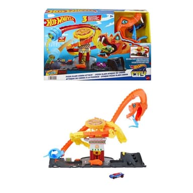 Mattel Hot Wheels City hladná kobra útočí na pizzérku 25HTN81