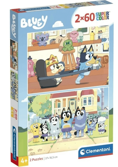 Clementoni Puzzle 2x60 Bluey 724813