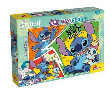 Lisciani Stitch puzzle maxi obojstranné 70x50 cm 24 dielikov WKW051173