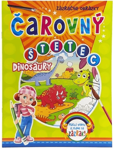 FONI-BOOK Čarovný štetec vyfarbovanie dinosaurov 942657