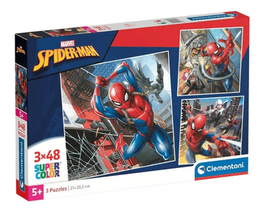 Clementoni Puzzle 3x48 Spiderman 725316
