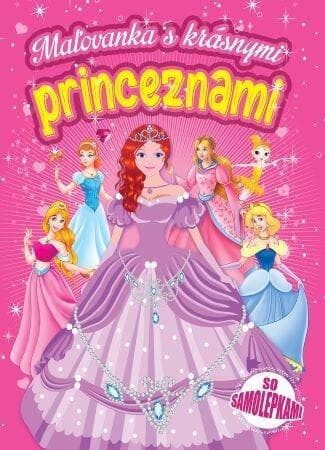 FONI-BOOK Maľovánka s krásnymi princeznami so samolepkami 949434