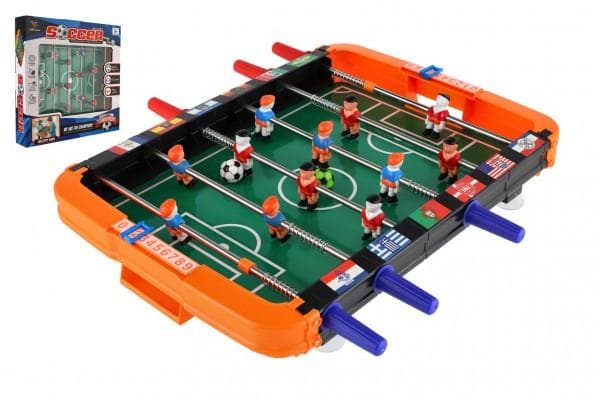 Teddies Futbal stolný plast/kov spoločenská hra v krabici 37x34,5x6cm 00861892