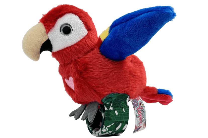 MAC Toys STEPPOS Happy Yappers Papagáj - červený M35002