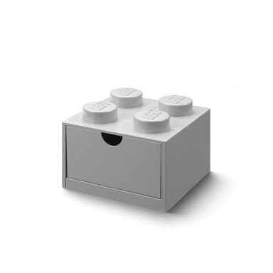 LEGO Storage stolný box 4 so zásuvkou - šedá 40201740