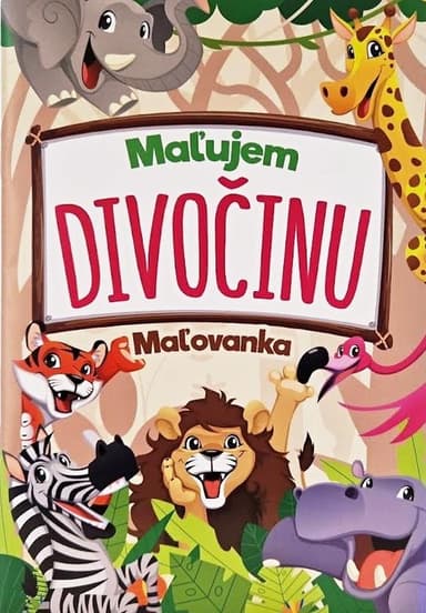 FONI-BOOK Maľujem divočinu Omaľovanka 944675