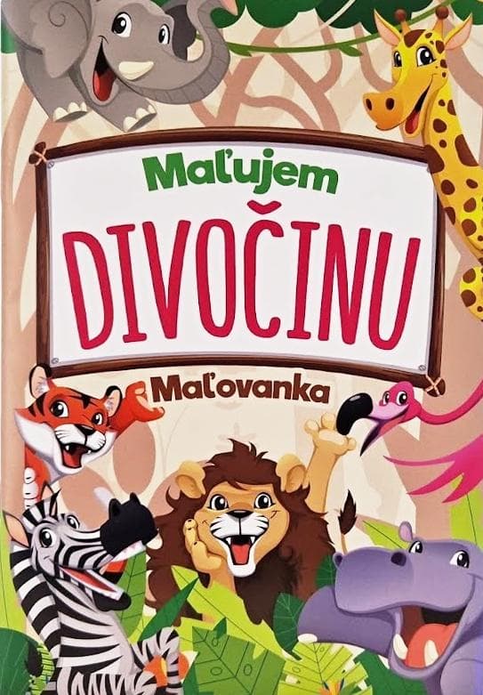 FONI-BOOK Maľujem divočinu Omaľovanka 944675