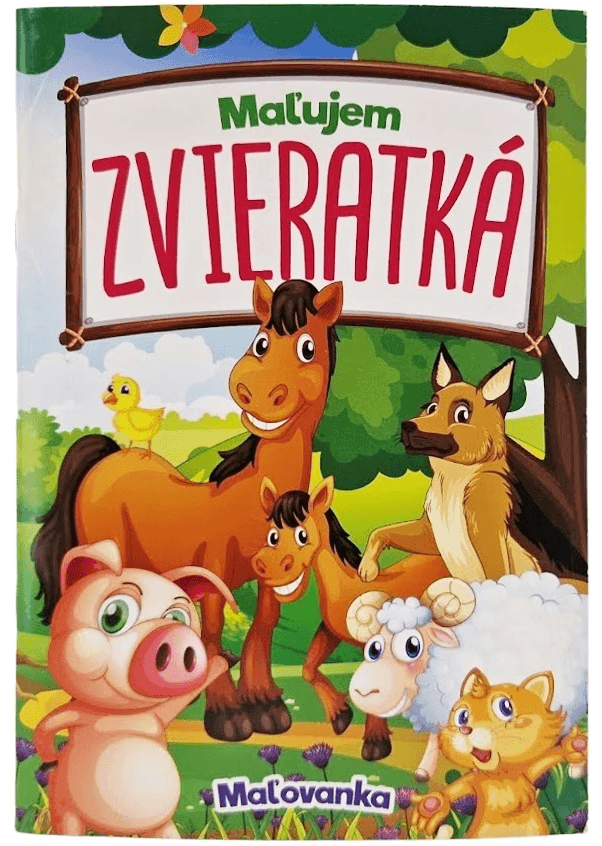 FONI-BOOK Maľujem zvieratká Maľovanka 944682