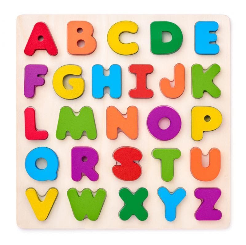 Woody Puzzle ABC-masivní písmena na desce OLP102190634