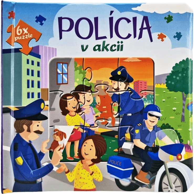 FONI-BOOK Polícia v akcii kniha puzzle 6x 948253