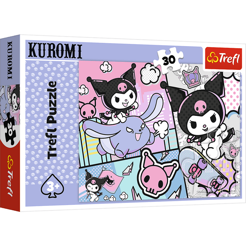 Trefl Puzzle 30 Bav sa s Kuromi / Hello Kitty 18325