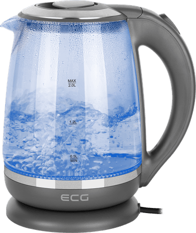 Rychlovarná konvice ecg rk 2020 grey glass