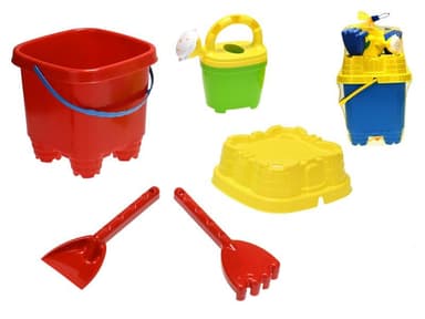 MIKRO - Sada na piesok 20cm 4ks s konvičkou 16cm 2farby 10m+ 33022