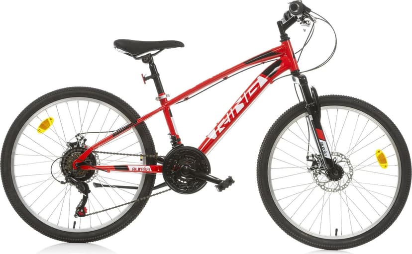 DINO Bikes - Detský bicykel 24" 424US-06D -AURELIA červený s prevodmi