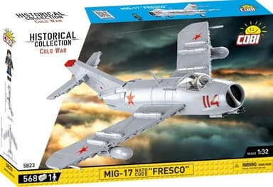 Cobi Cold War MIG-17 FRESCO, 1:32, 588 k, 1 f CBCOBI-5823
