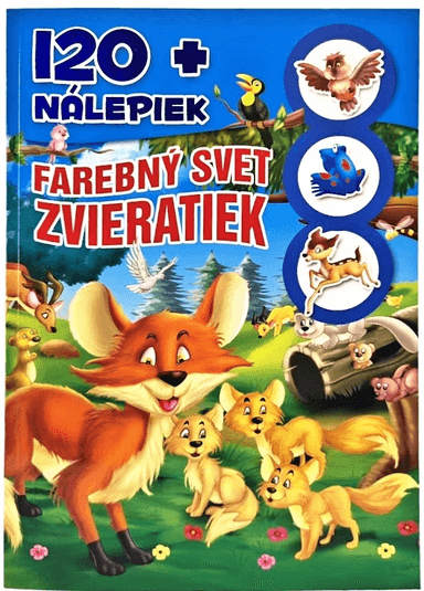 FONI-BOOK Farebný svet zvieratiek +120 nálepiek 949779