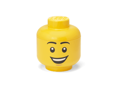 LEGO úložná hlava (velikost S) - šťastný chlapec