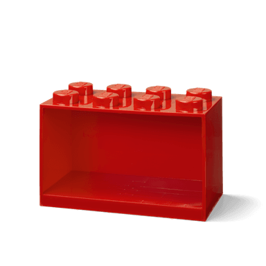 LEGO Storage Brick 8 závesná polica - červená 41151730