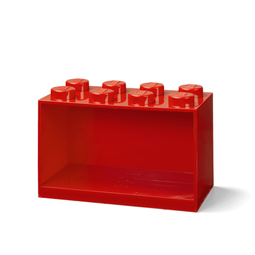 LEGO Storage Brick 8 závesná polica - červená 41151730