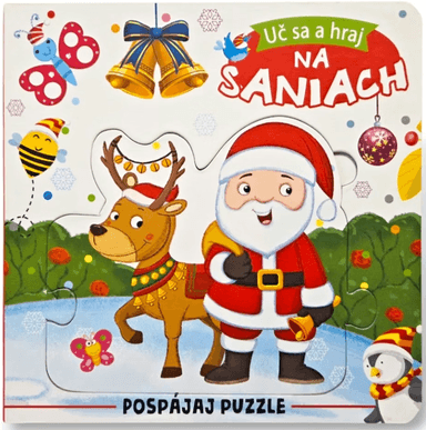 FONI-BOOK Kniha puzzle Uč sa a hraj na saniach 949175