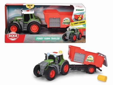 Dickie Traktor Fendt s prívesom 26cm D 3734001