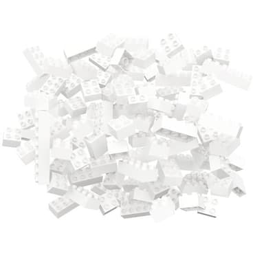 Hubelino Guľôčková dráha - kocky biele 120 ks 420619