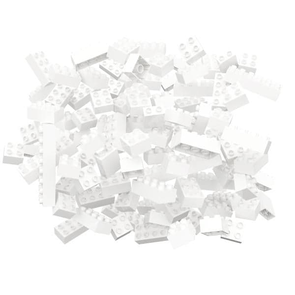Hubelino Guľôčková dráha - kocky biele 120 ks 420619