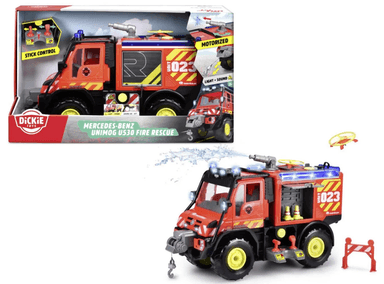 Dickie Hasičské auto Unimog U530 50 cm, svetlo, zvuk D 3719033