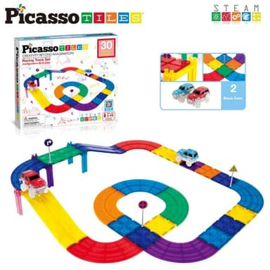Orbico Picasso stavebnica, Závodná dráha s autíčkami, 30 KS 461100044132