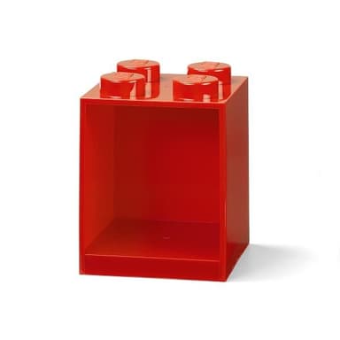 LEGO Storage Brick 4 závesná polica - červená 41141730