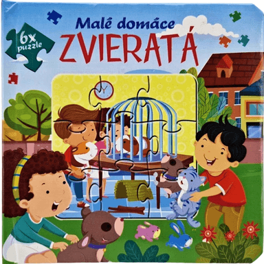 FONI-BOOK Malé domáce zvieratá kniha puzzle 6x 948246